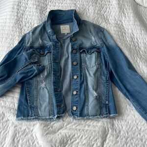 Cropped Denim Jacket - Boutique - Size L - Great Condition!